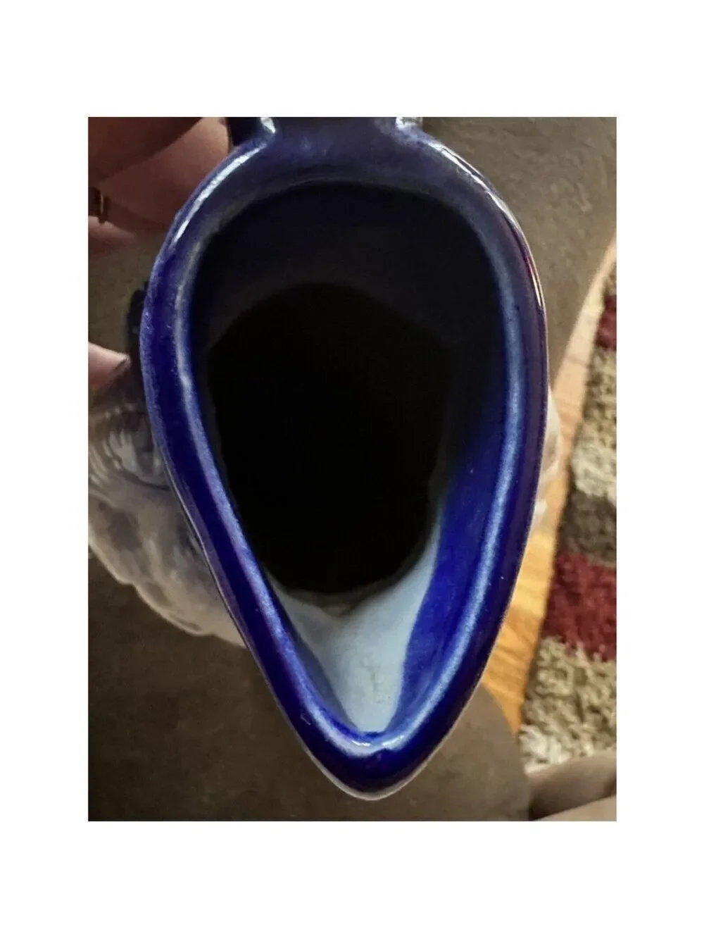 German Vintage Santa Claus Stoneware Pitcher Early 20th Century